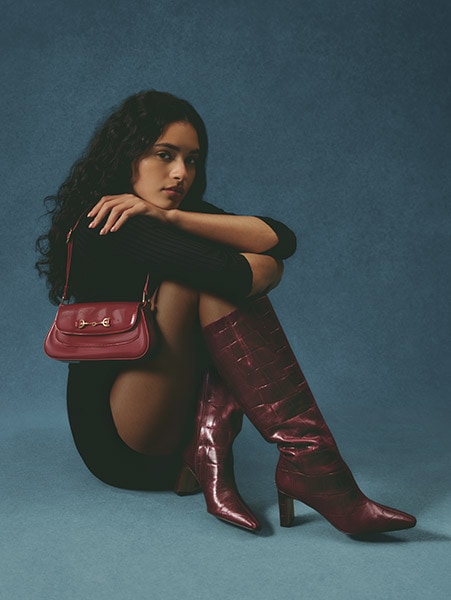 sylvia knee high boot