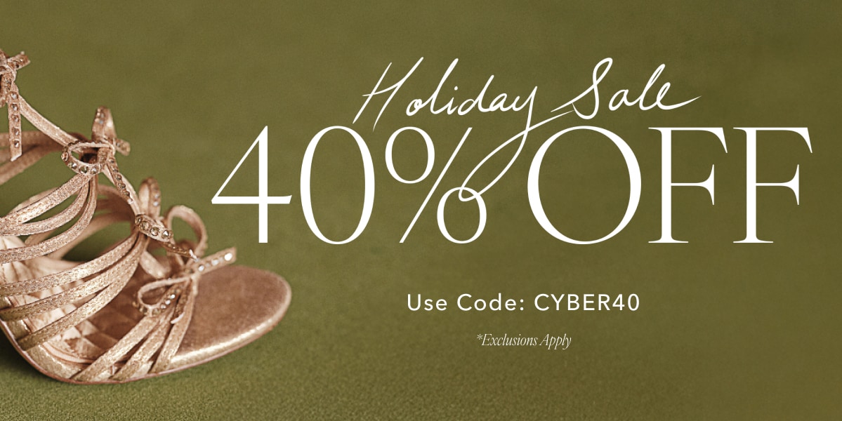 holiday sale. 40% off with code CYBER40. exclusions apply
