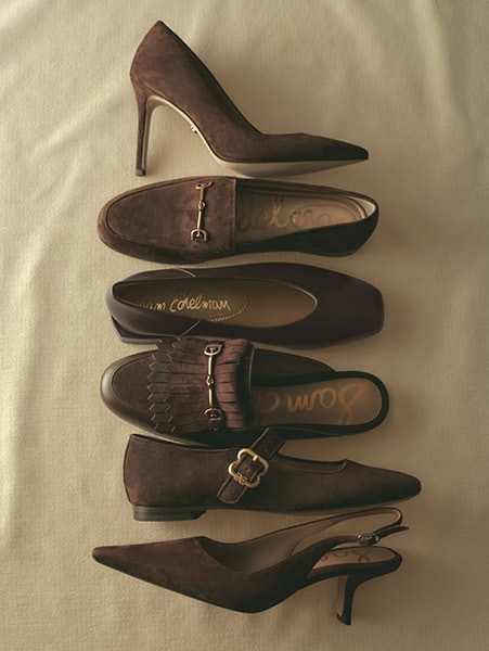 brown and cafe noir color shoes