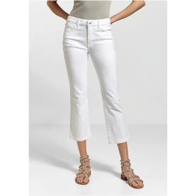 Stiletto Crop Boot Cut Jean in White