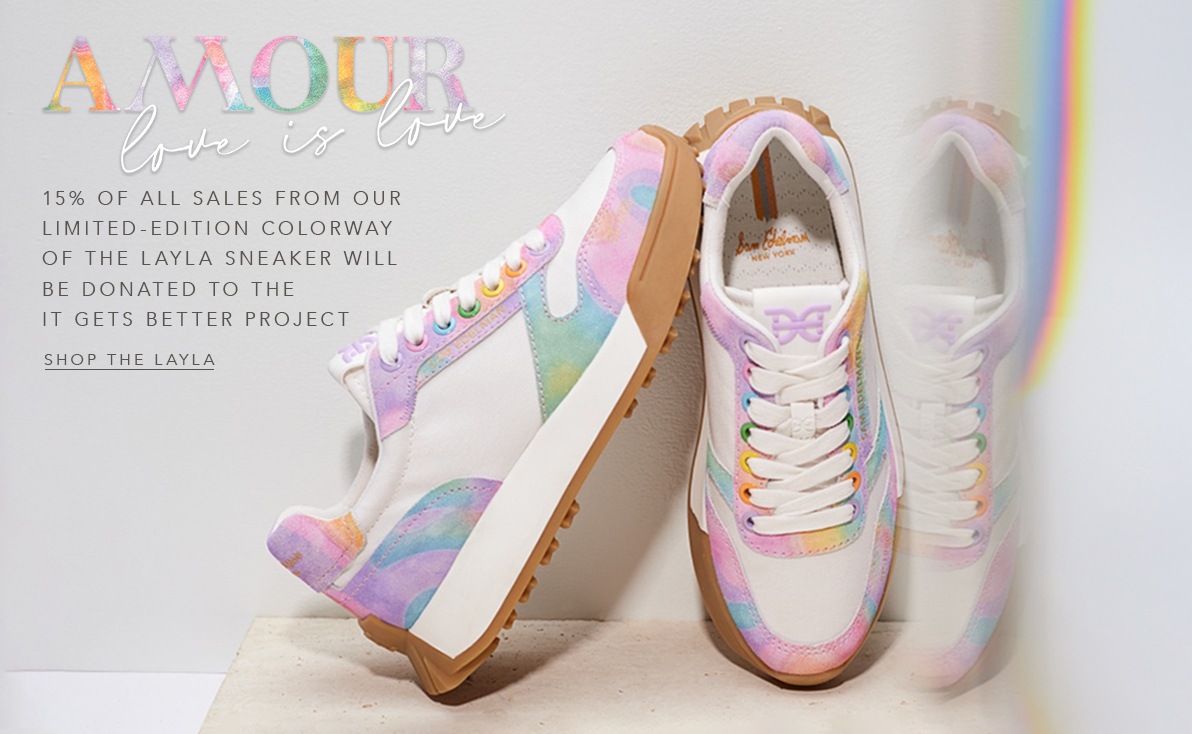 Shop the Limited Edition Layla where 15% of sales will be donated to the It Gets Better Project