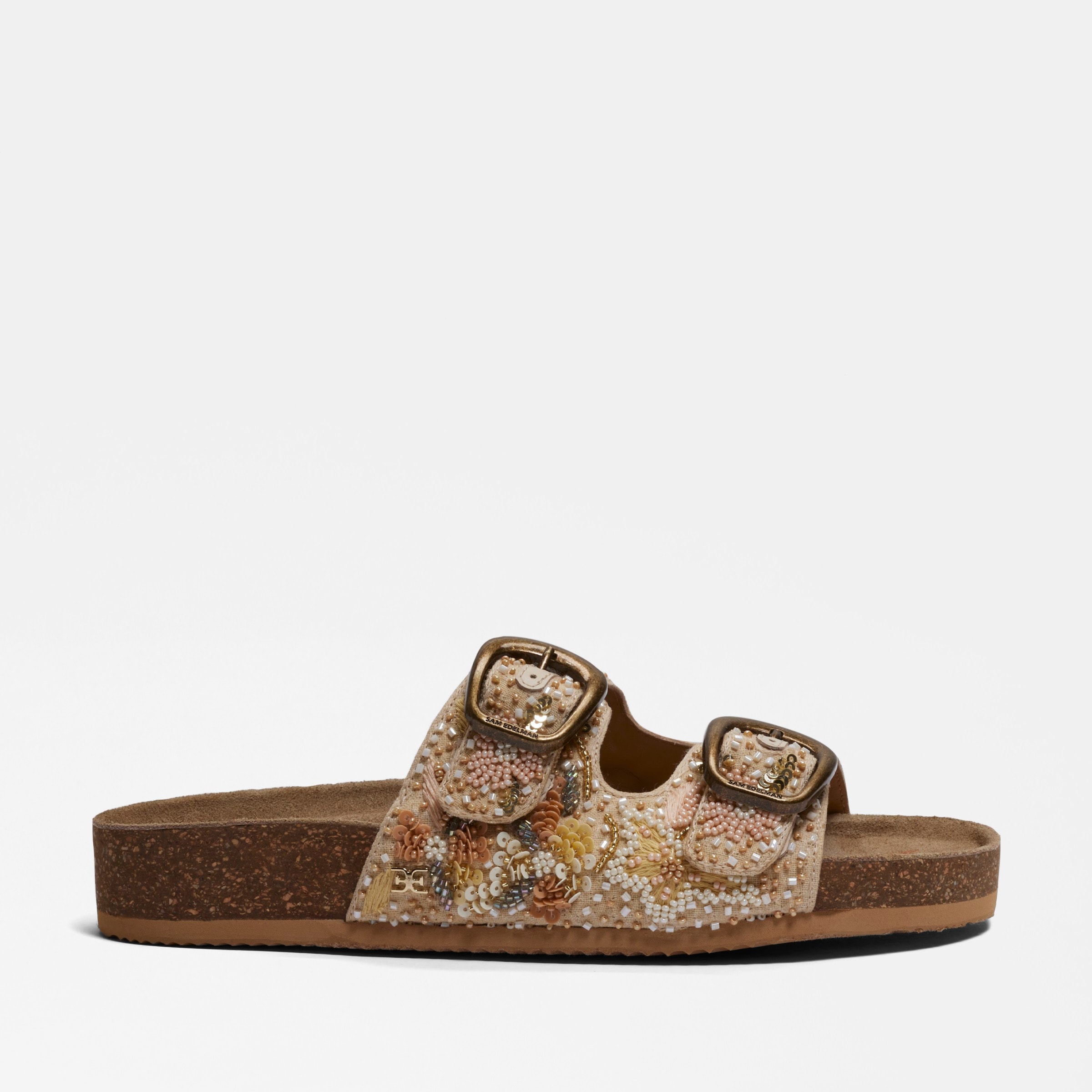 sandals featuring the orianna in ivory multi