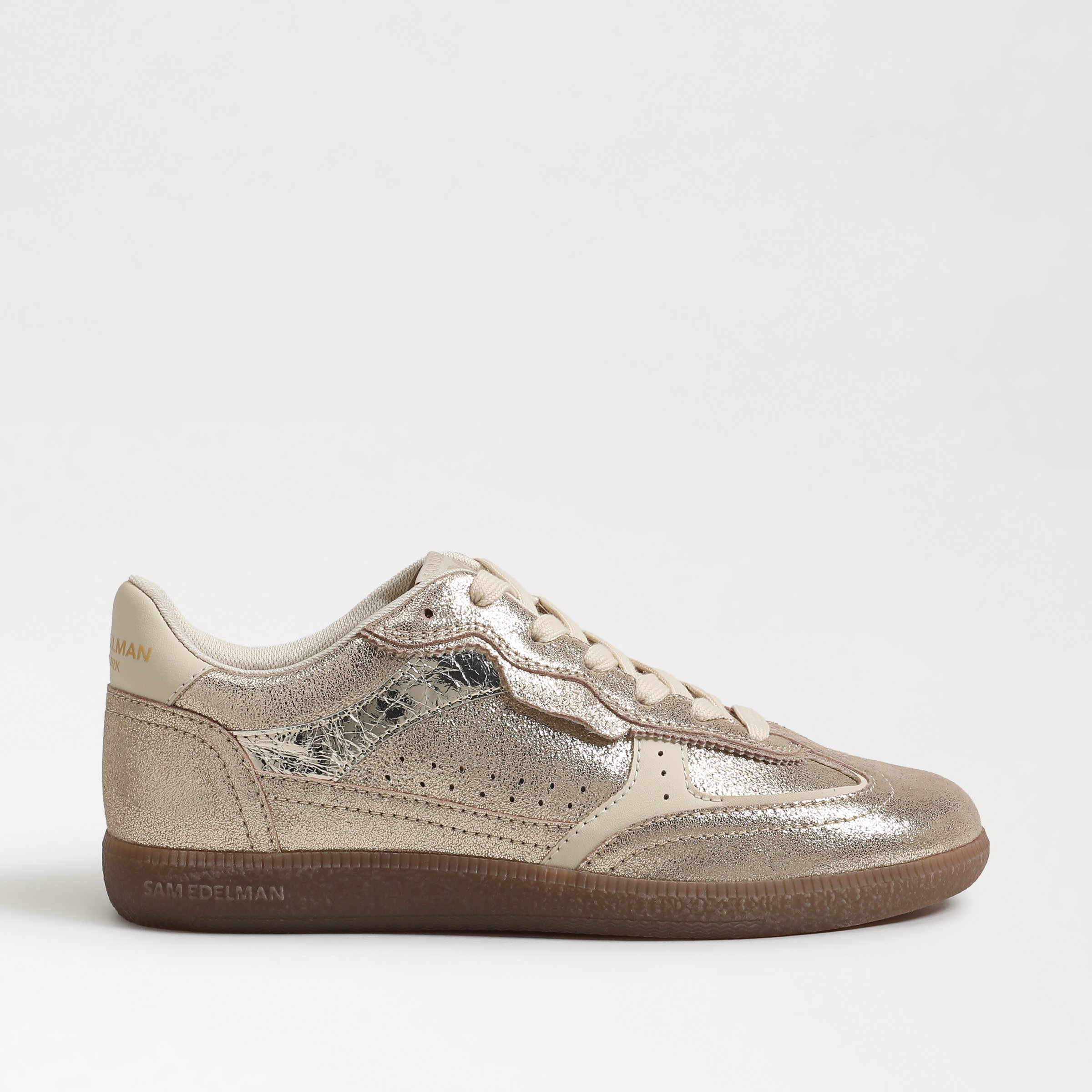 sneakers featuring kallen in gold