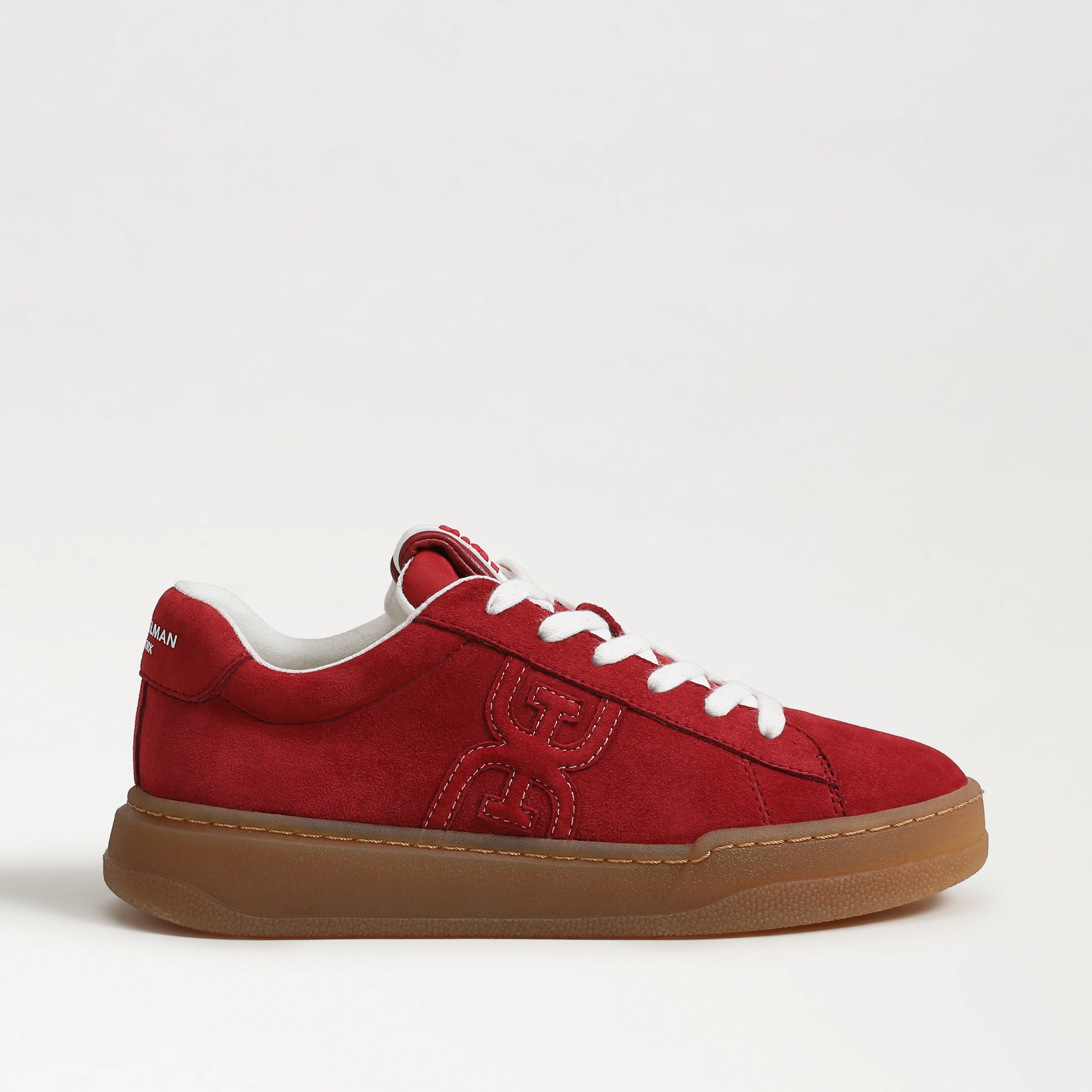 sneakers featuring rhea in red scarlet