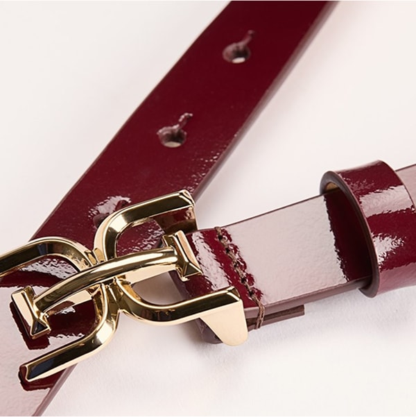 a sam edelman belt in the color wine