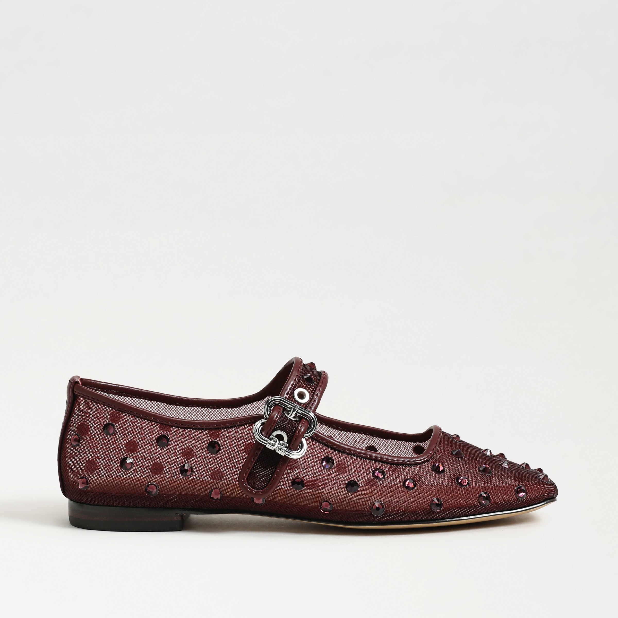 flats featuring the michaela in french merlot