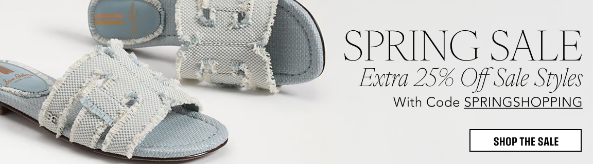 spring sale. extra 25% off sale styles with code SPRINGSHOPPING. shop now