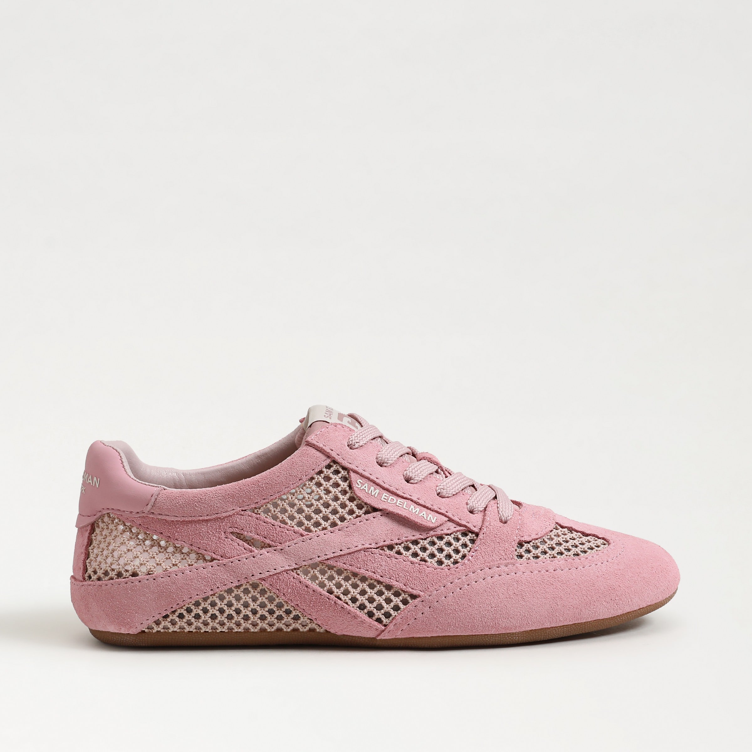 sneakers featuring the tobi laceup sneaker in primprose pink rose blush