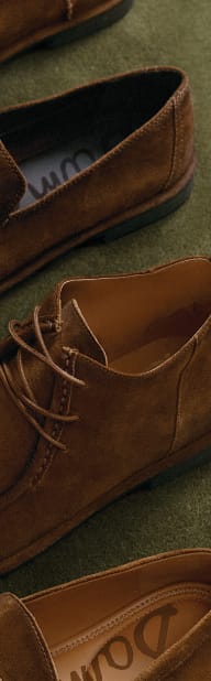 Various Sam Edelman men's shoes in brown leather - loafers, Chelsea boots, oxfords