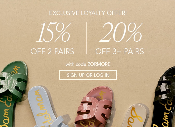 Designer Women's Shoes | 15% Off 2 Pairs with Loyalty!