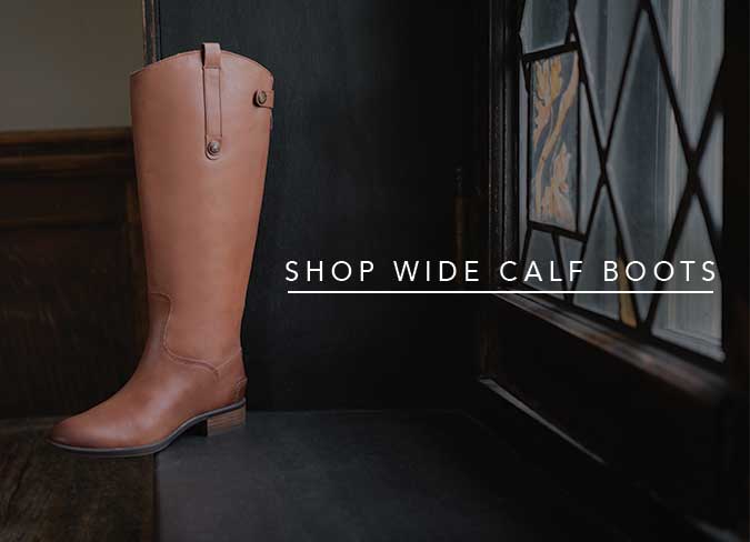 Shop wide calf boots