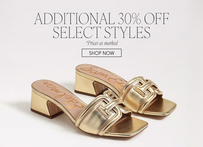additional 30% off sale styles