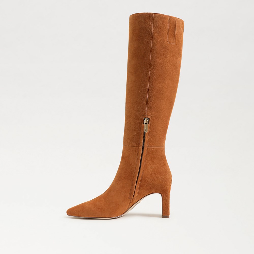Sylvia Wide Calf Knee High Boot - Left