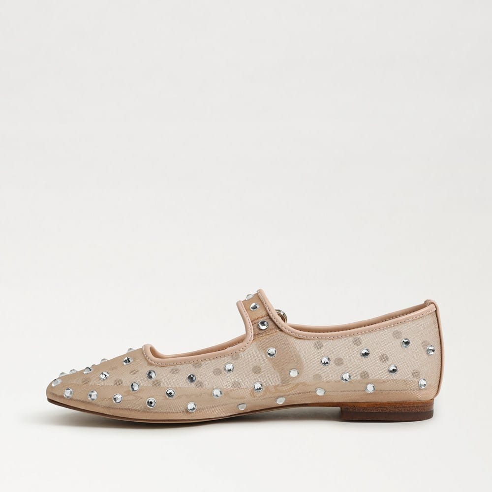 Sam Edelman Michaela Shine Mary Jane Flat | Women's Flats and Loafers
