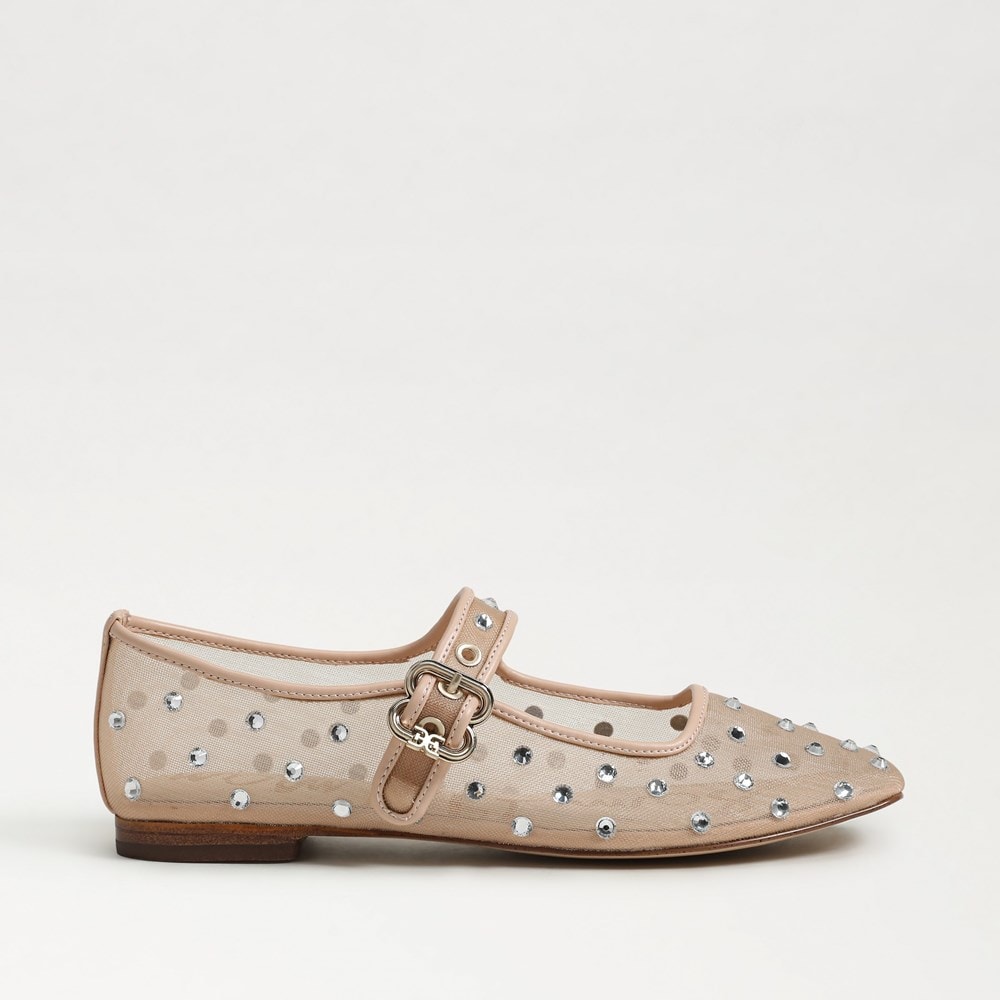 Sam Edelman Michaela Shine Mary Jane Flat | Women's Flats and Loafers