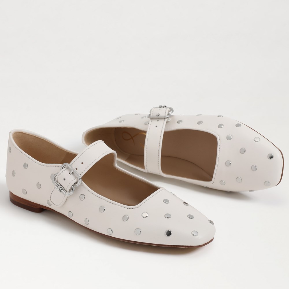 Sam Edelman Michaela Stud Mary Jane Flat | Women's Flats and Loafers