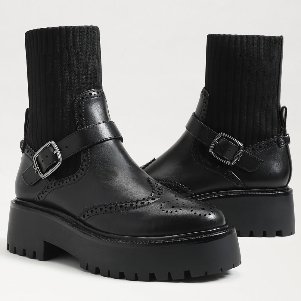 ACLENT 生臭く Lug sole long boots