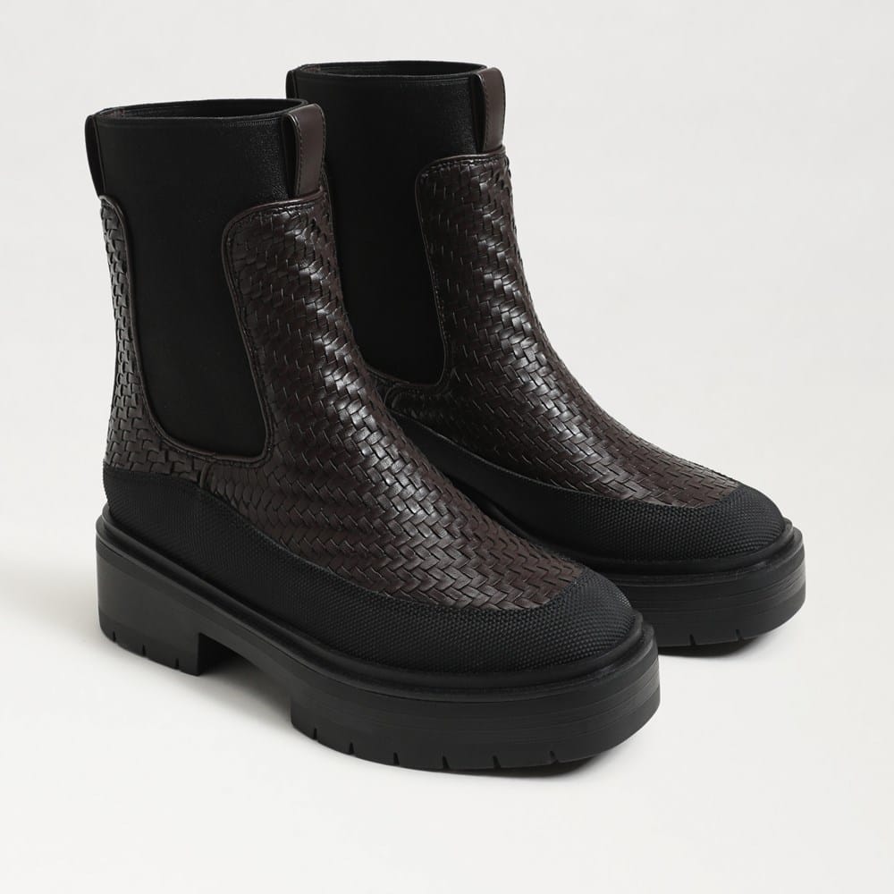 Linn Weave Chelsea Boot Cafe
