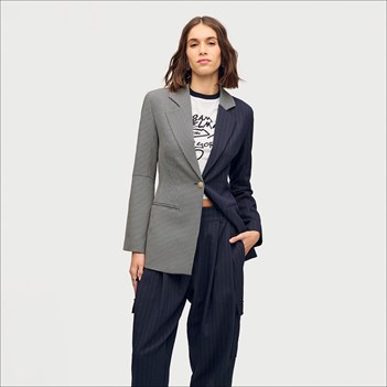 ☆Sam Edelman☆ENOLA TWO TONE BLAZER Sam Edelman Enola Two Tone Blazer - Women's Size L, Linen