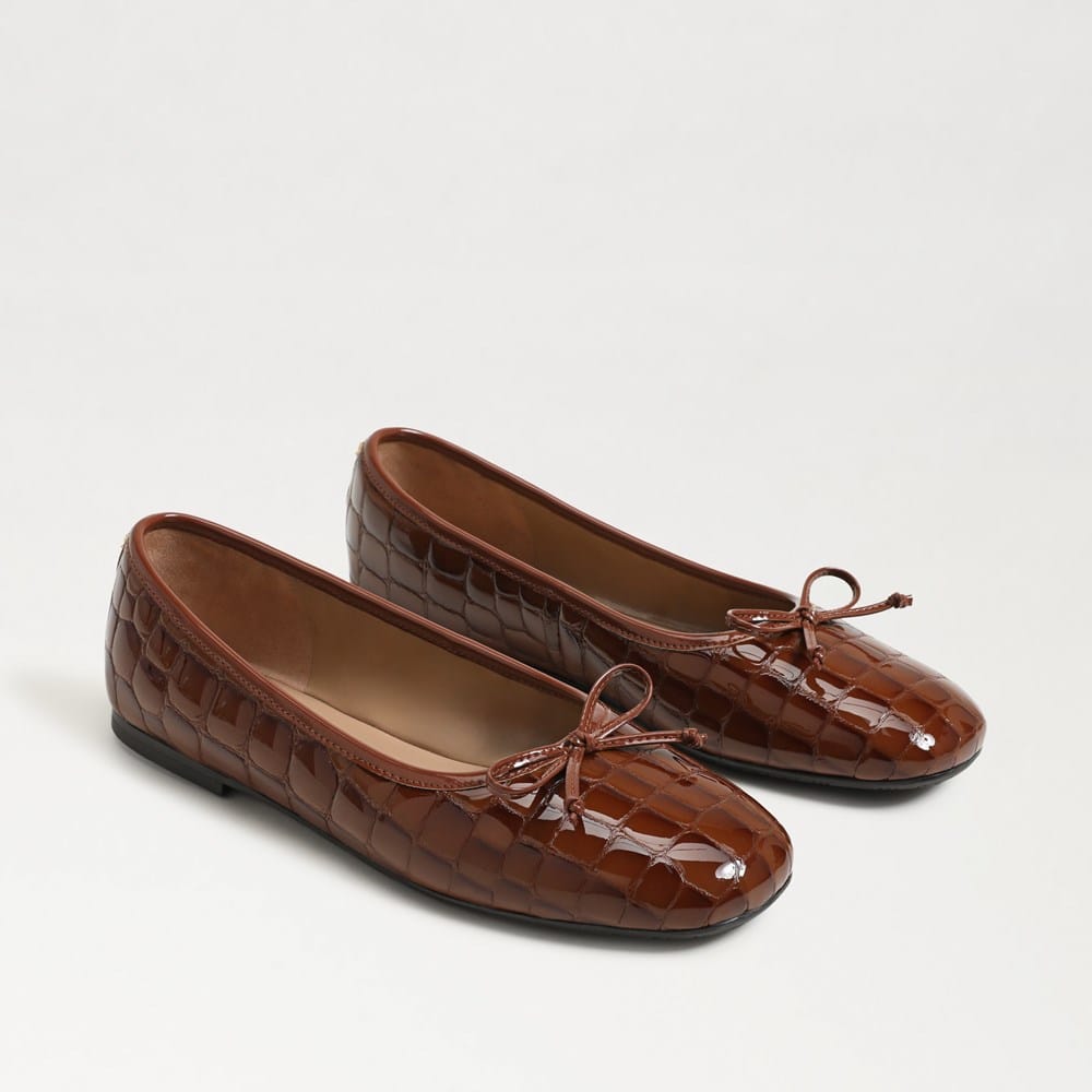 Caramel Croco leather