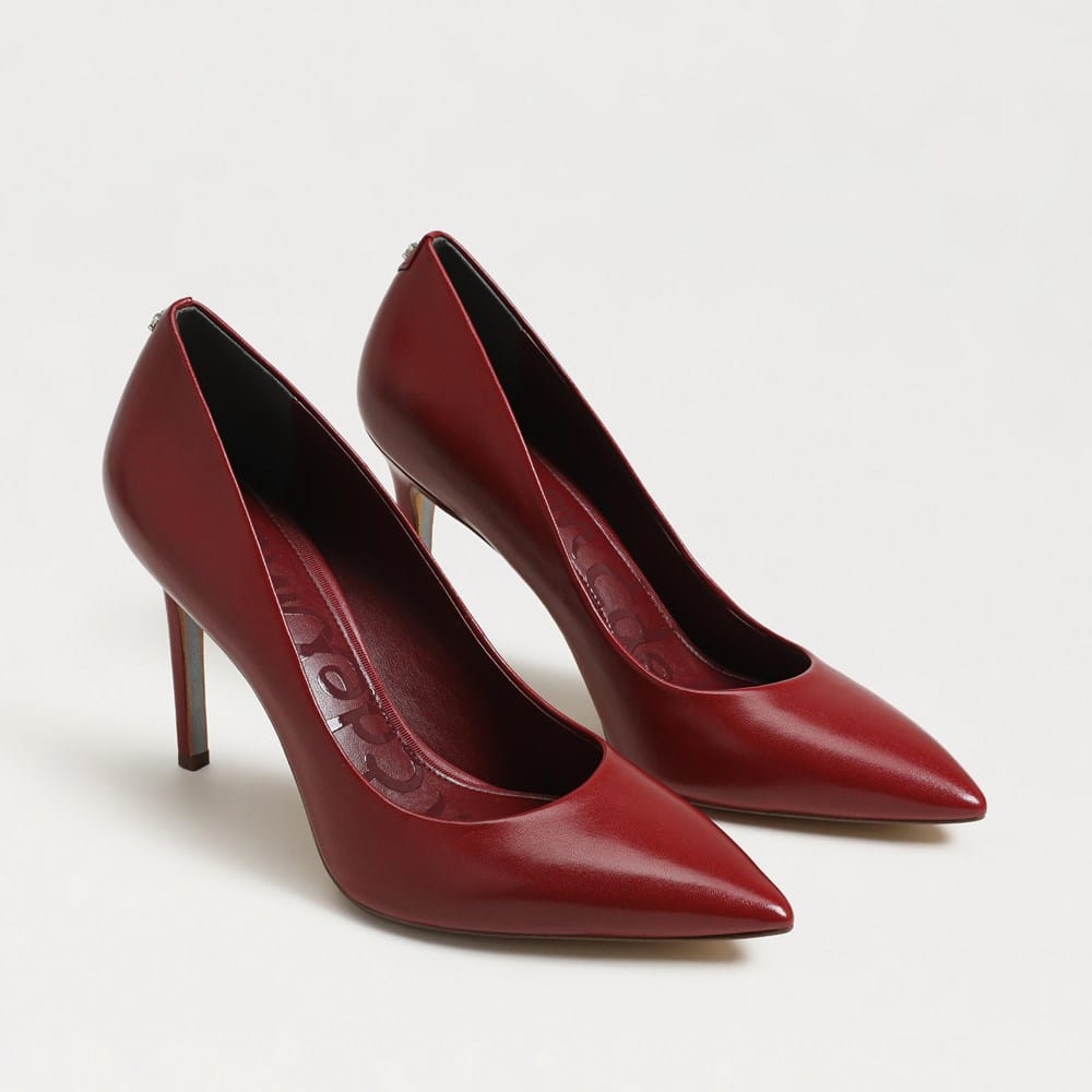 Deep Scarlet leather