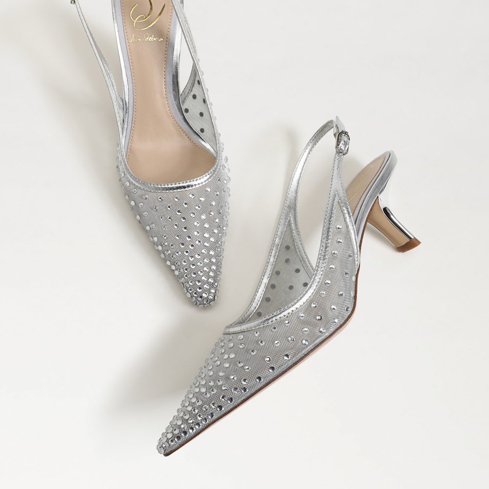 Sam Edelman Bianka Mesh Slingback Heel Women s Heels