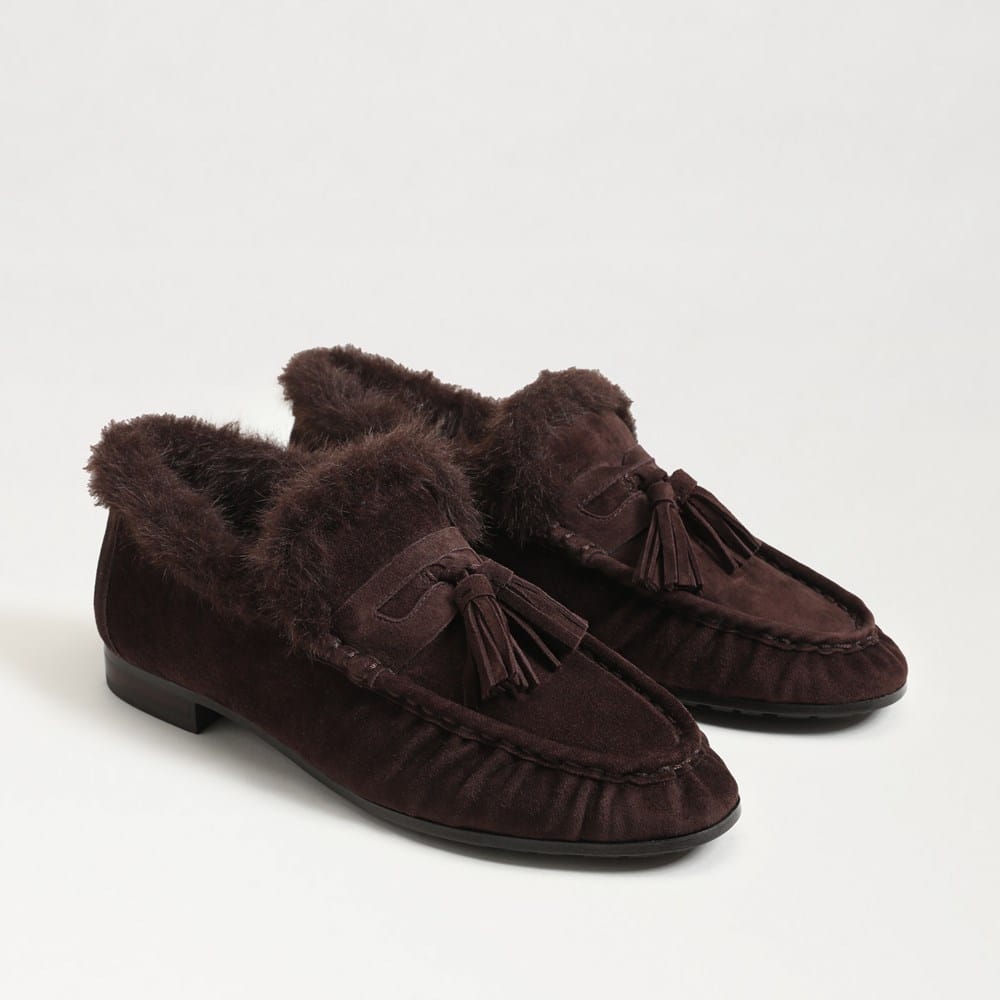 Sam Edelman Lana Fur Tassel Loafer