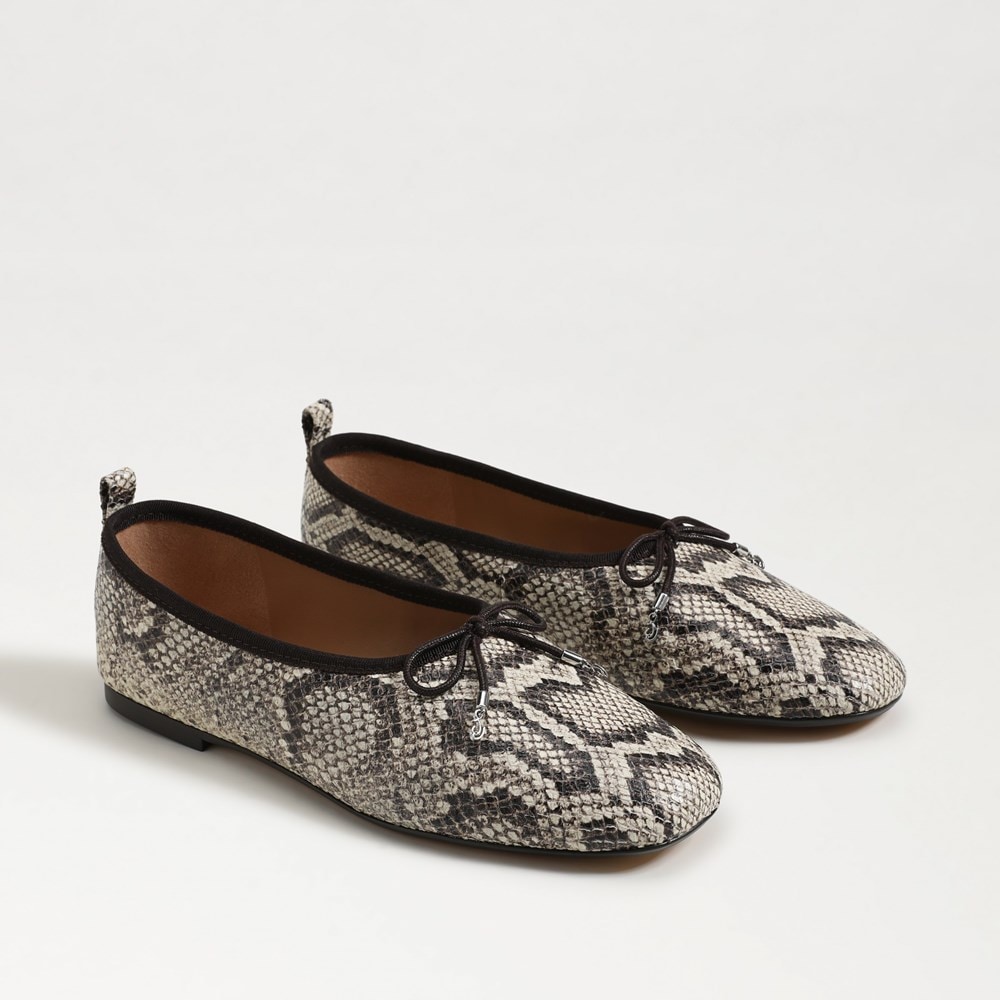 Sam edelman snakeskin flats discount