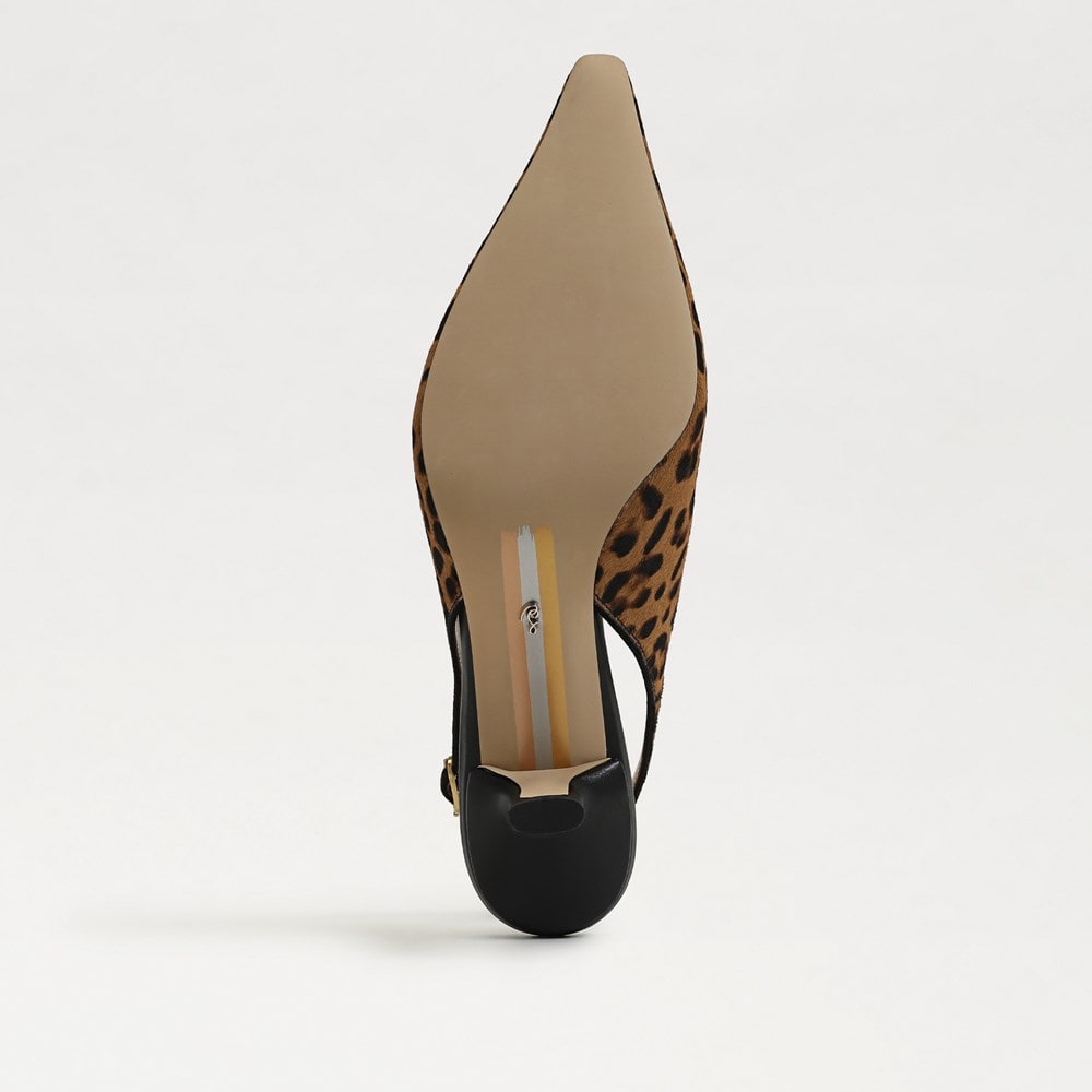 Sam Edelman サンダル Sam Edelman Rowan Leather-Trimmed Slide Sandals | Saks Fifth