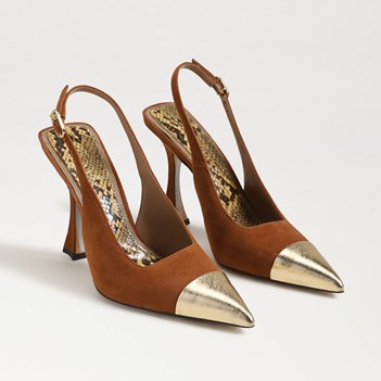 Sam Edelman Odette Cap Toe Slingback Pump | Women's Heels