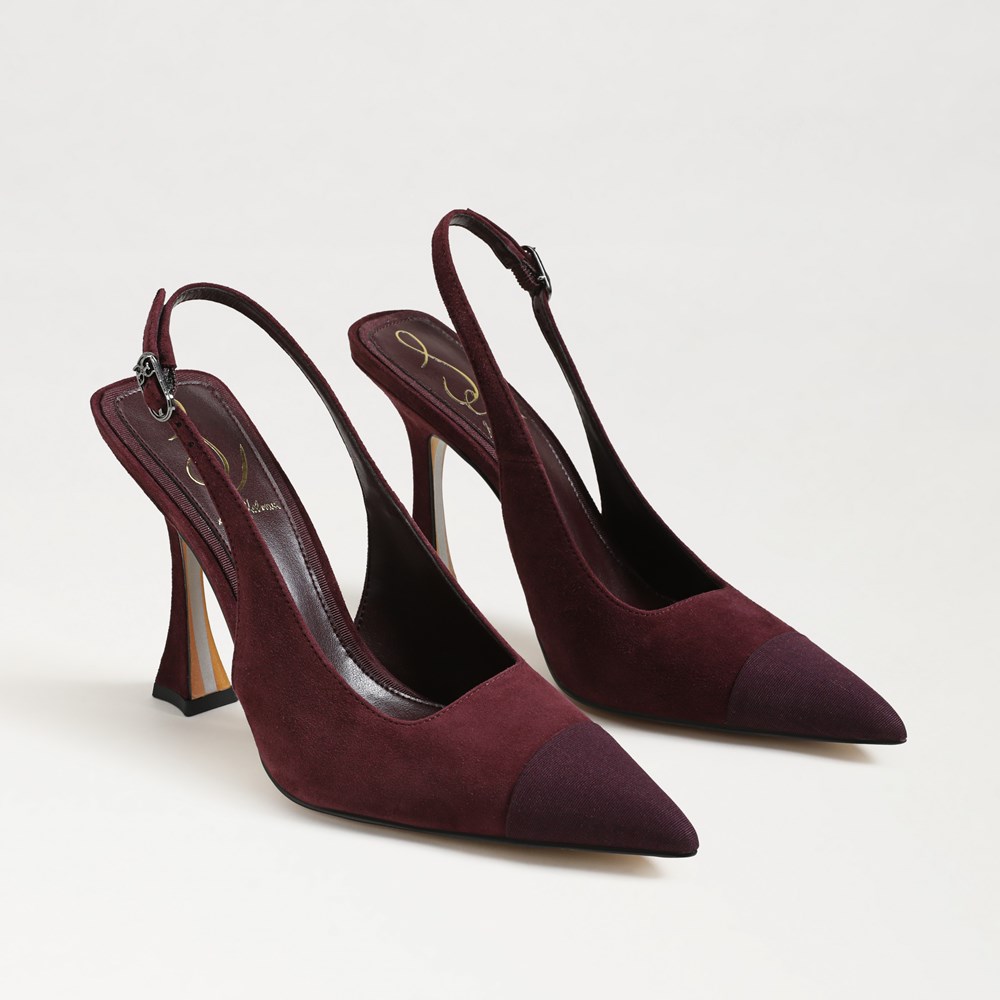 ☆Sam Edelman☆ODETTE SLINGBACK PUMP Sam Edelman Odette Metallic Leather Slingback Pumps | Dillard's
