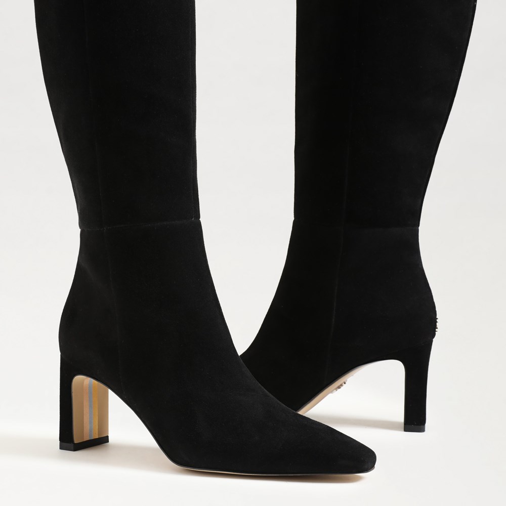 Sylvia Wide Calf Knee High Boot - Detail