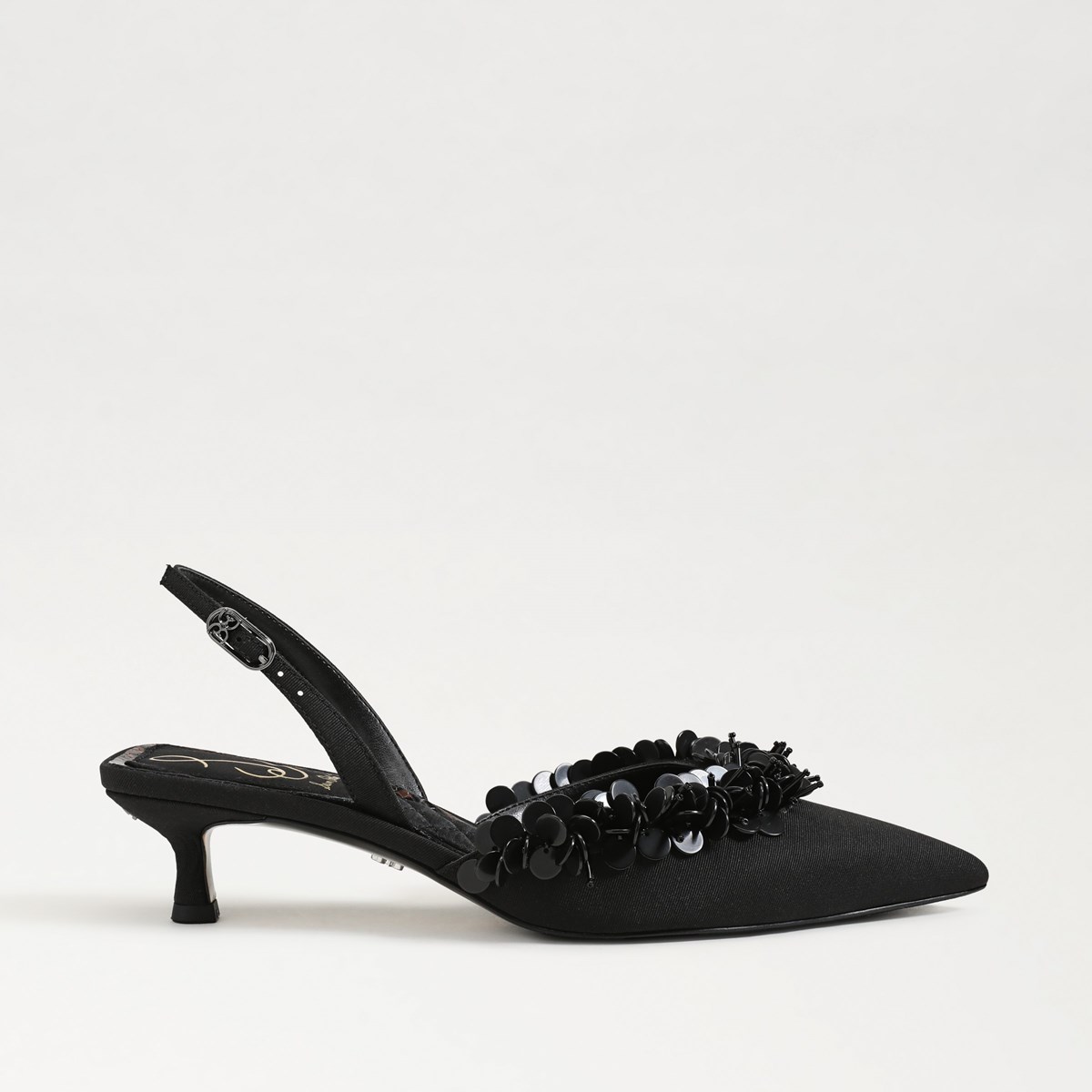 Designer kitten heel sandals on sale