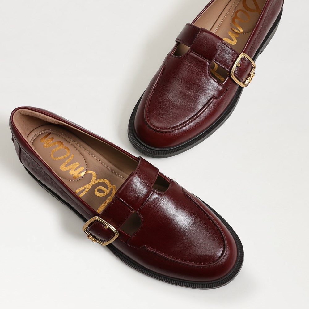 Sam Edelman Elaina T-Strap Buckle Loafer | Women's Flats and Loafers