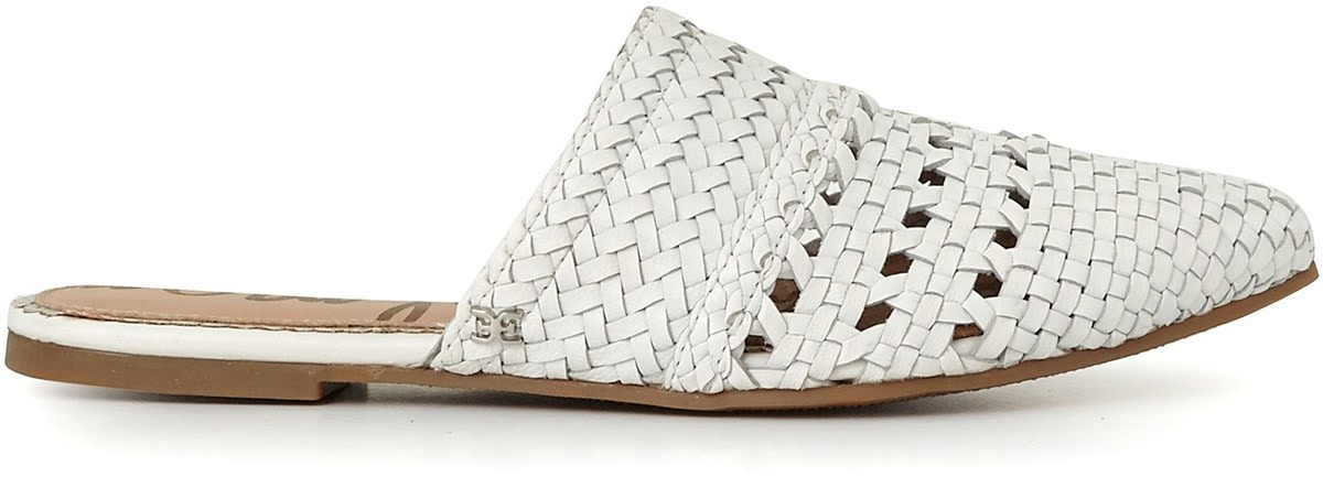 sam edelman mules white
