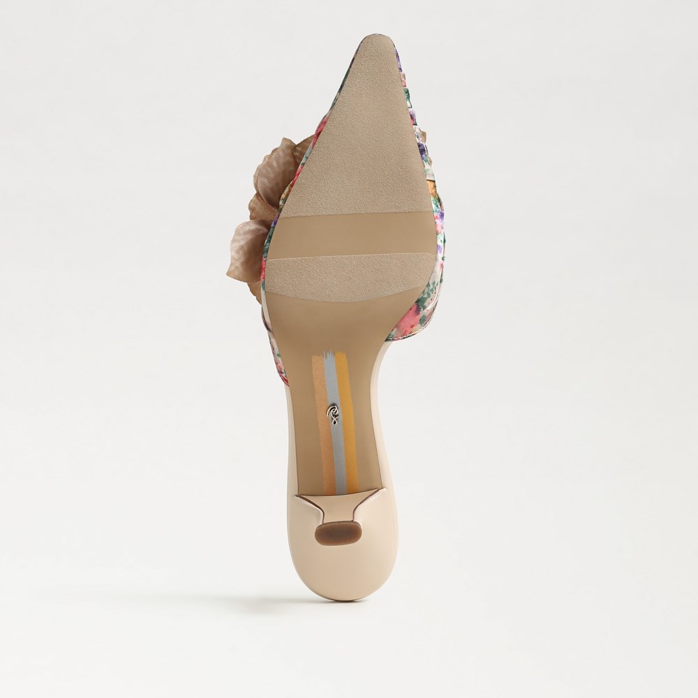 Bella Kitten Heel Mule - Bottom