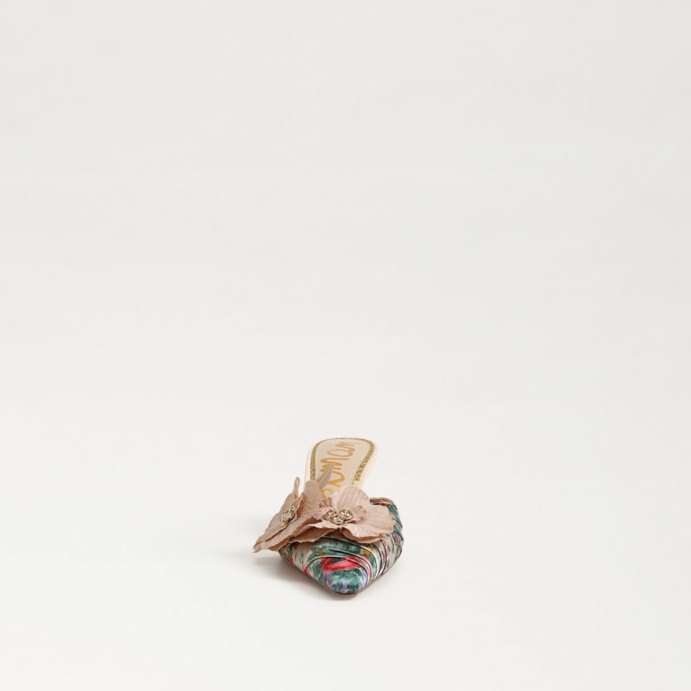 Bella Kitten Heel Mule - Front
