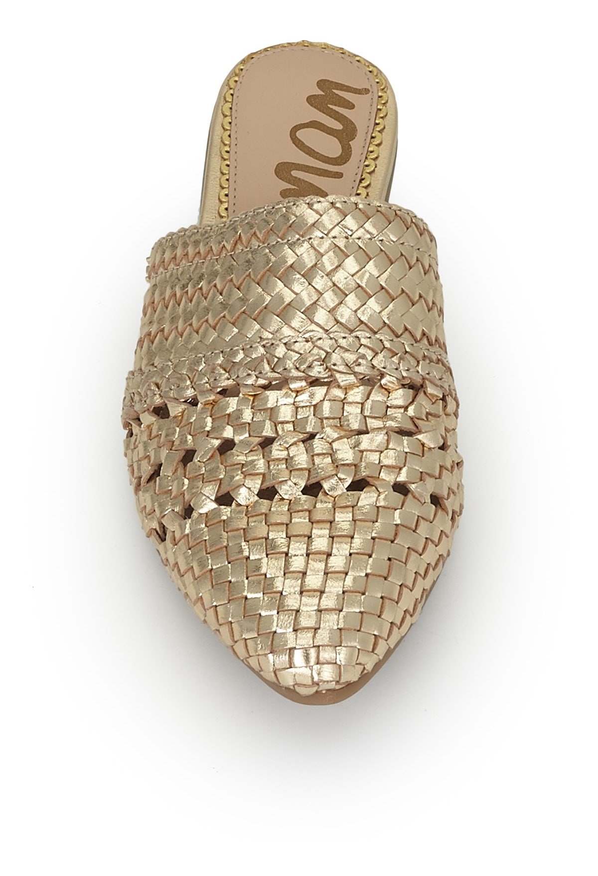 sam edelman natalya mule gold