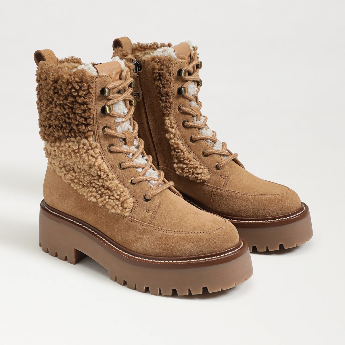Sam edelman browan velvet combat boots clearance