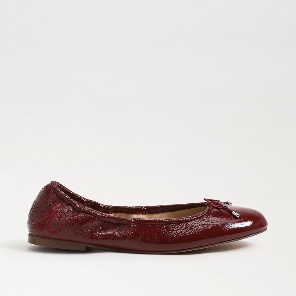 Sam edelman red ballet flats outlet