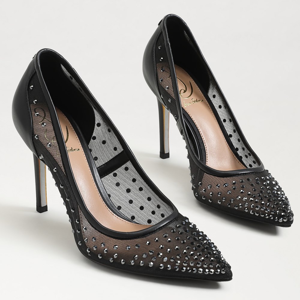 Hazel Mesh Pointed Toe Pump - Detail
