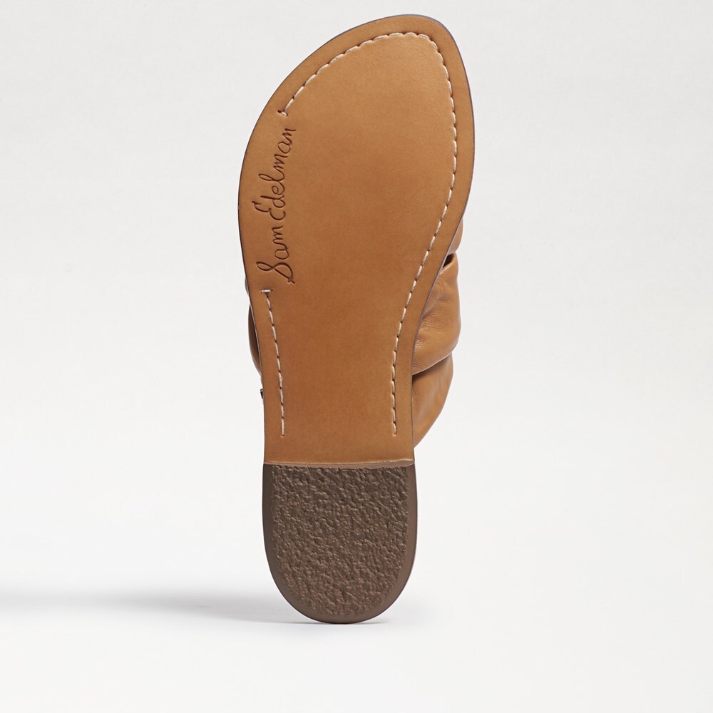 Sam Edelman レディース Garson フラットサンダル US サイズ: 5.5 カラー: ホワイト Sam Edelm 並行輸入品 Sam Edelman レディース ギャルソン フラットサンダル, Molten ゴールド, 5