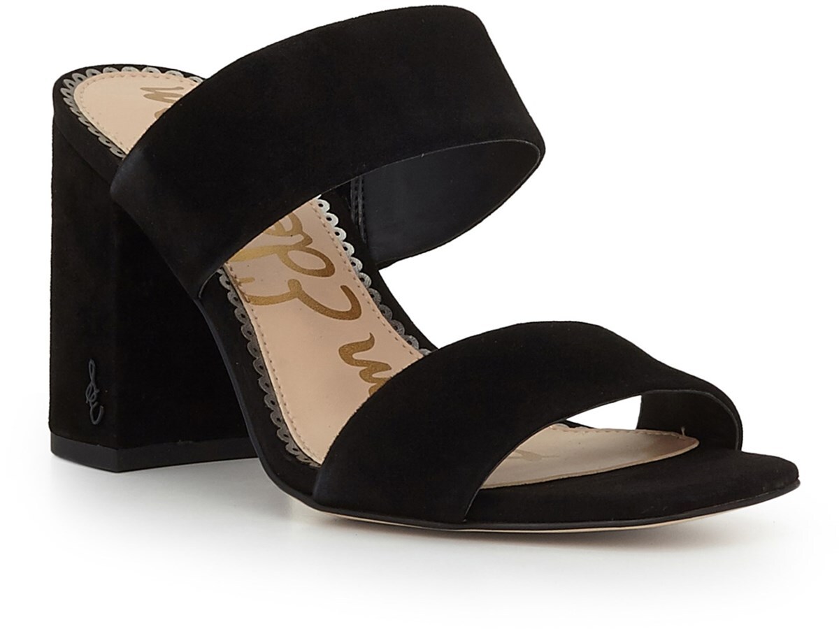 delaney block heel mule