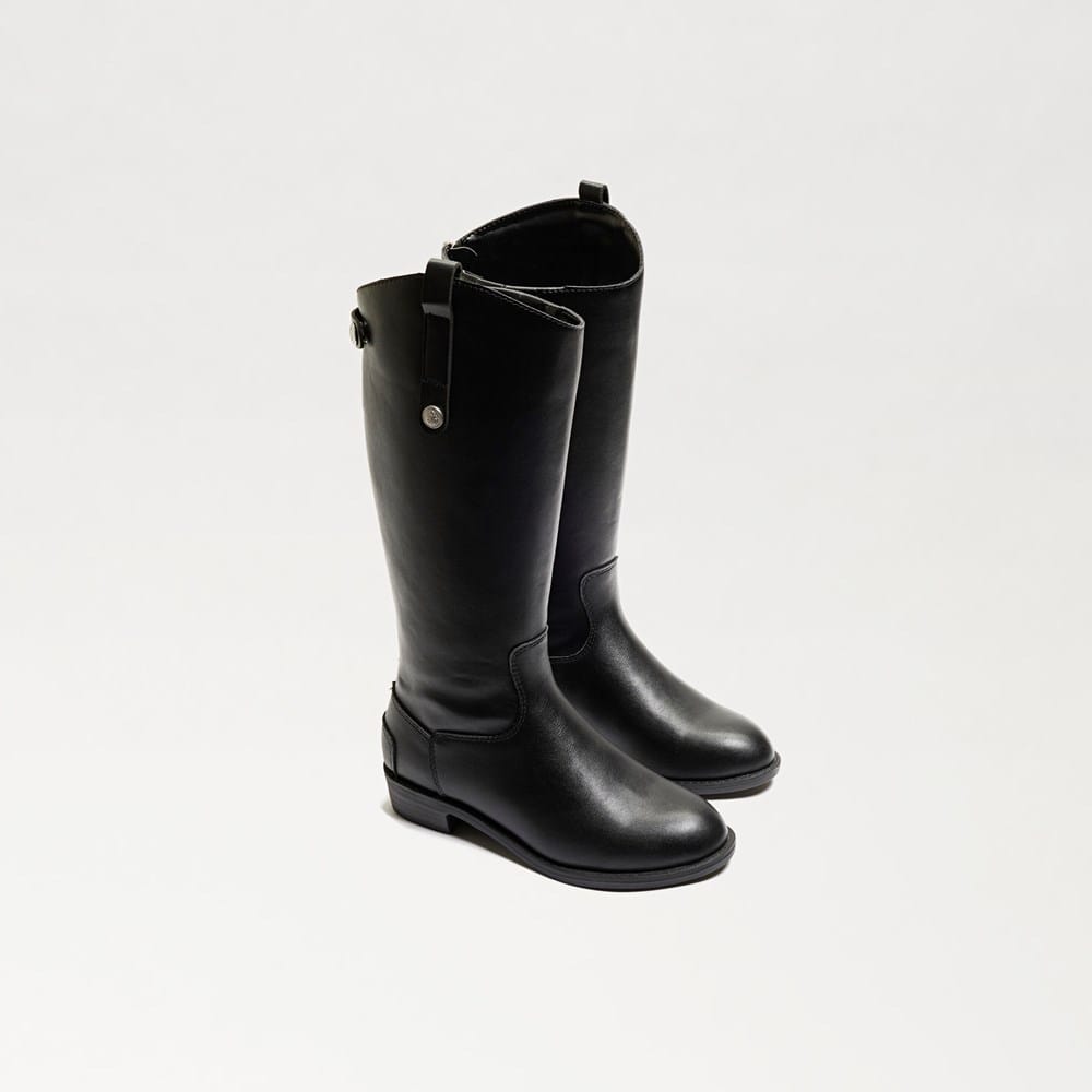 Penny Kids Tall Riding Boot Black Leather