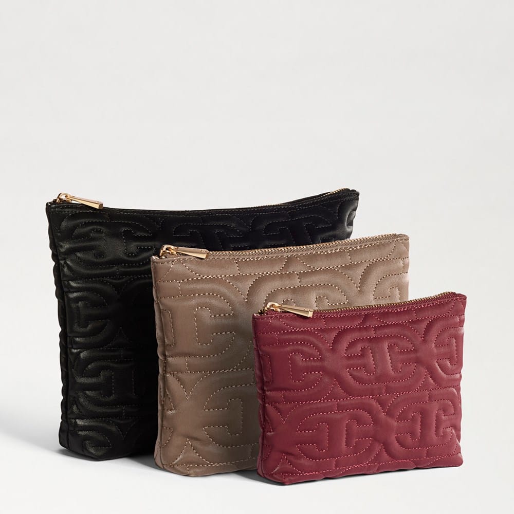 Sam Edelman Ethyl 3-Piece Travel Pouch Set | Women's Handbags