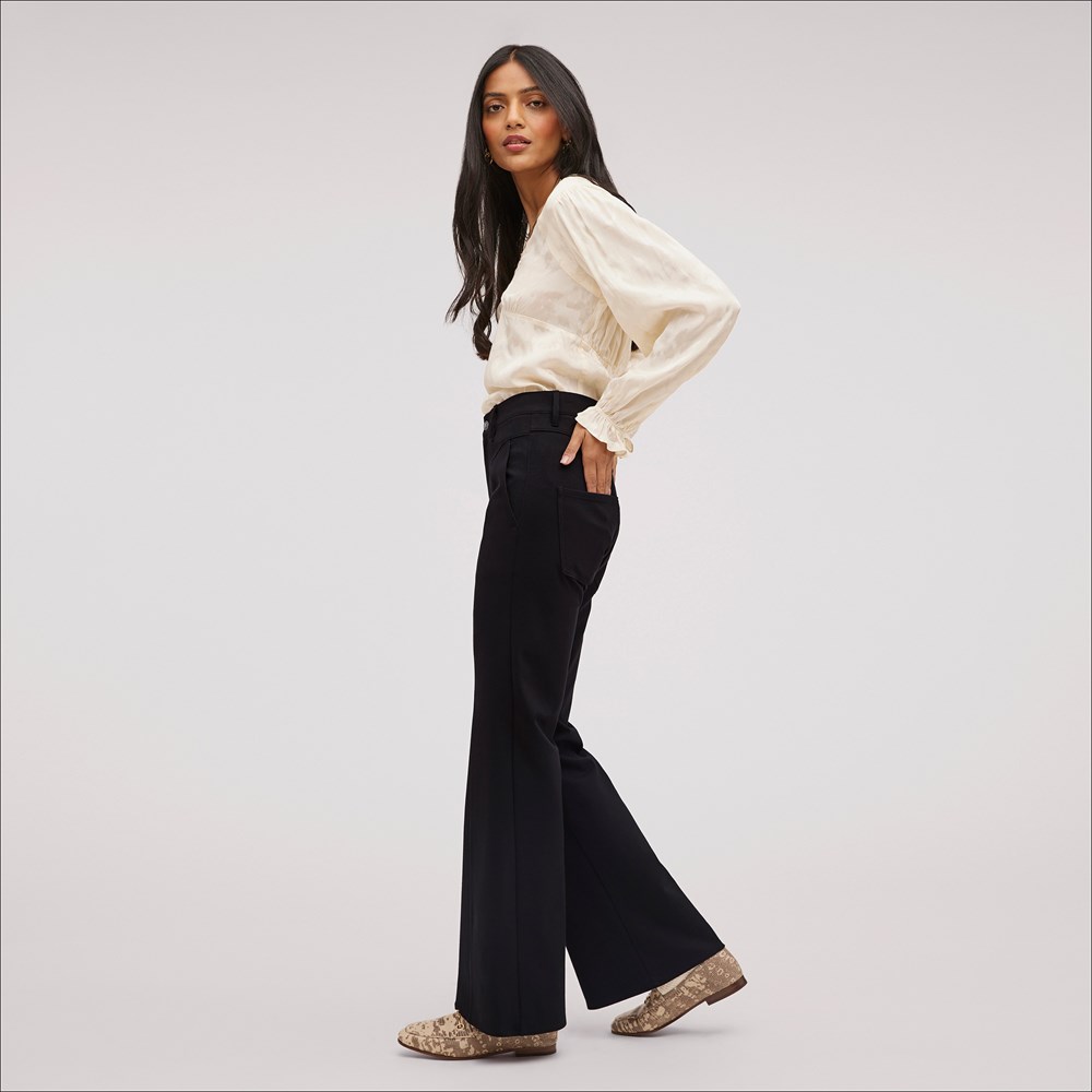 Sam Edelman High Rise Bay Flare Trouser | Women's Bottoms