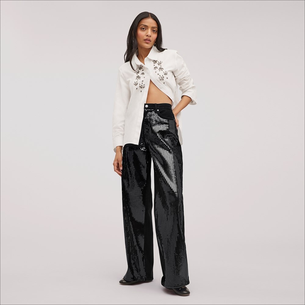 ☆Sam Edelman☆HIGH RISE BIANKA WIDE LEG JEAN Sam Edelman High Rise Bianka Wide Leg Jean | Women's Bottoms