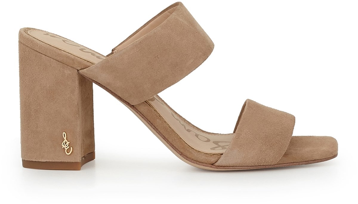 delaney block heel mule