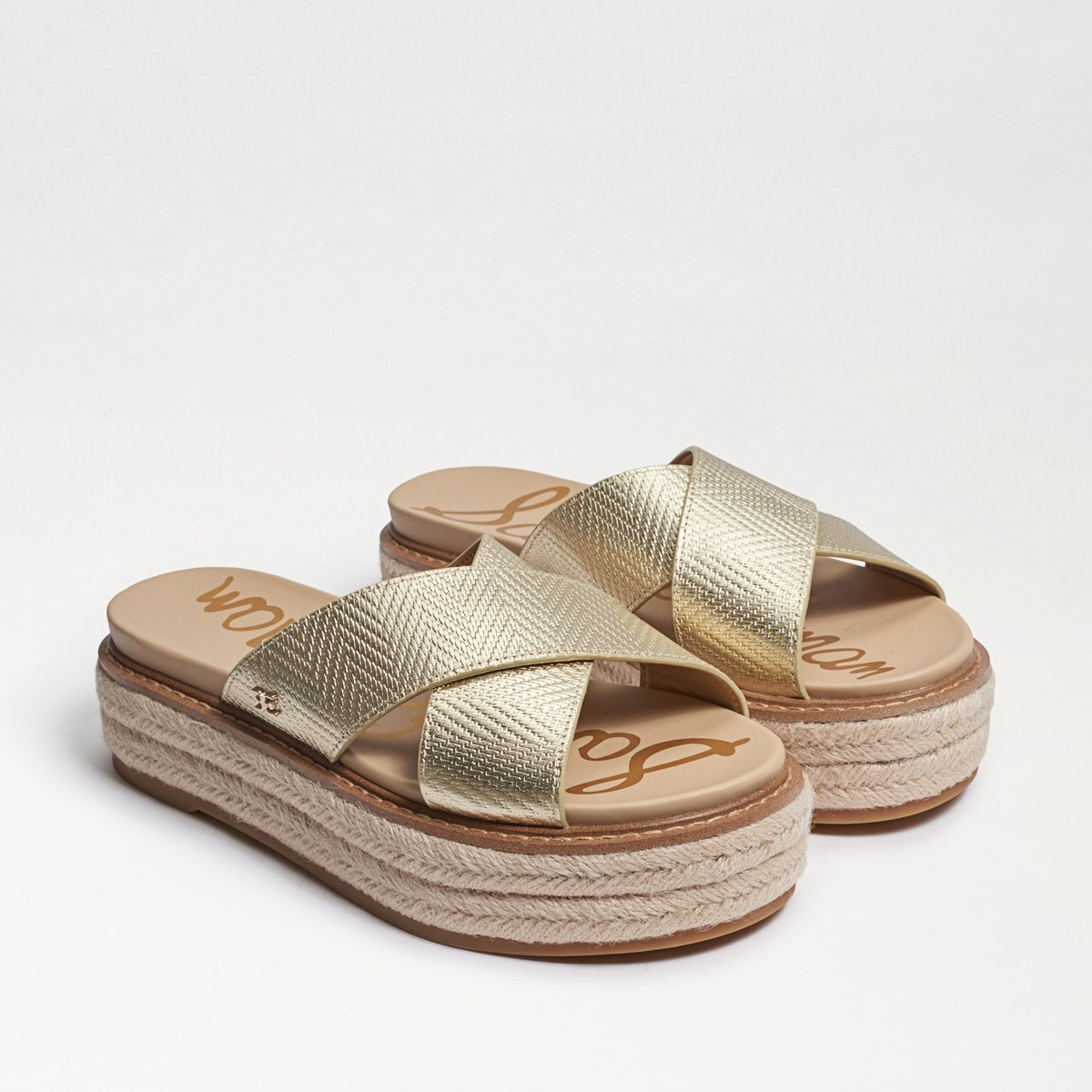 sam edelman gold slides