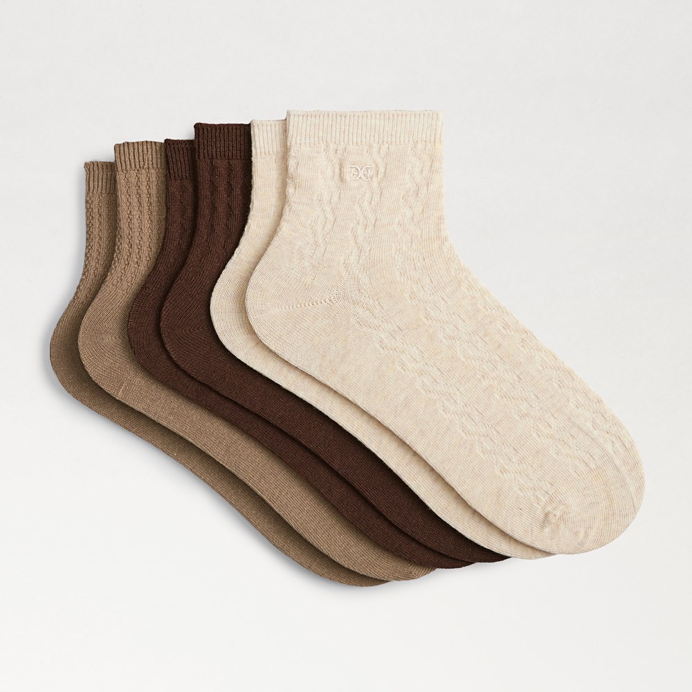 3 Pack Texture Cotton Anklet - Pair